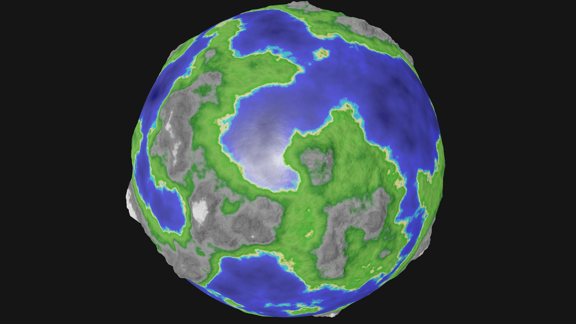 A render of a Planet Generator